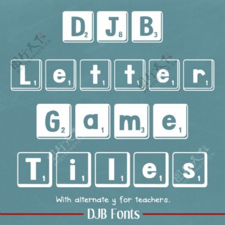 DJB键盘字体