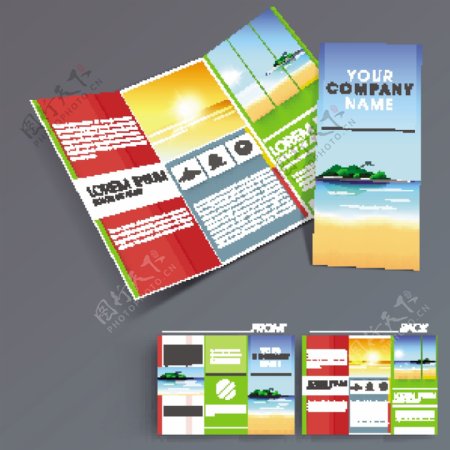 旅游手册宣传册图片