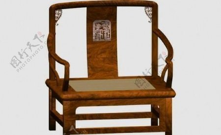 明清家具椅子3D模型a013