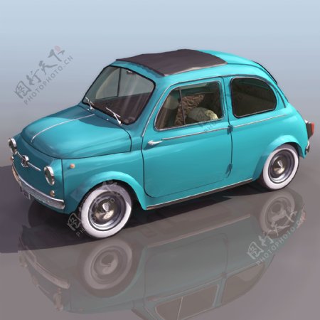 FIAT5小轿车模型034