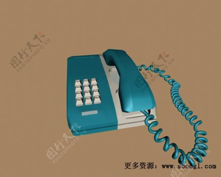 电话3d模型电器模型图片8