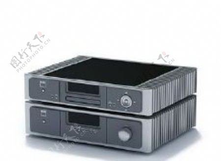 影碟机3d模型电器设计素材20