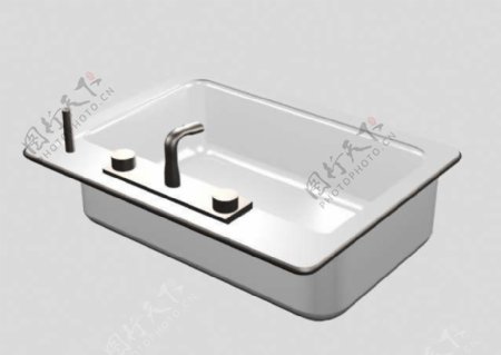 厨具典范3D卫浴厨房用品模型素材5