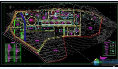 某水泥厂工程CAD总规划图下载