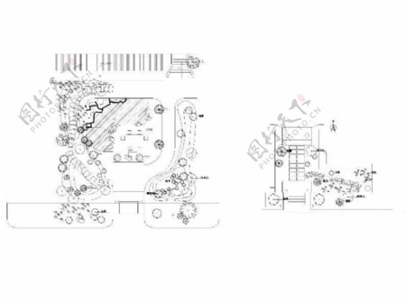 小院绿化CAD施工图