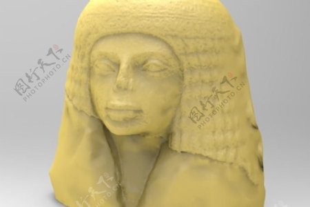 一个女人的雕像埃及新王国公元前1550年公元前1070年