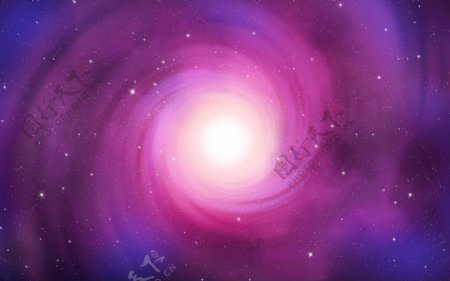 紫红色星空漩涡