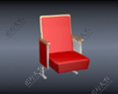办公椅办公类红色皮质椅子