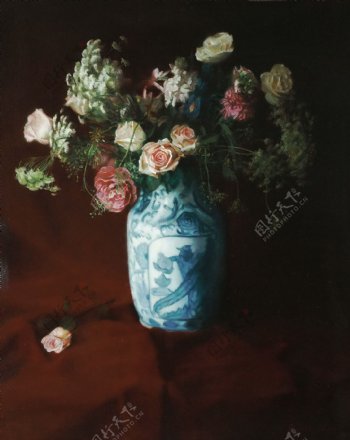 闈欑墿鑺卞崏831静物花卉油画超写实主义油画静物