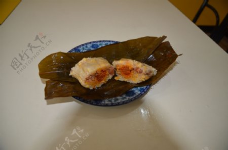 蛋黄粽子图片