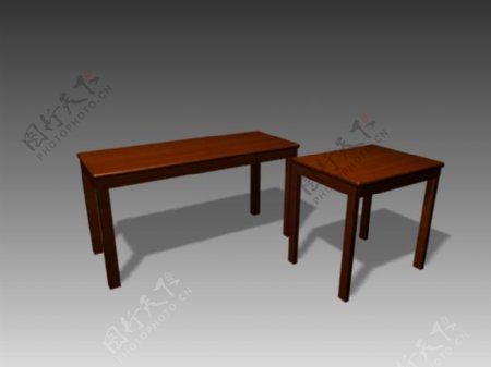 常见的桌子3d模型桌子图片42