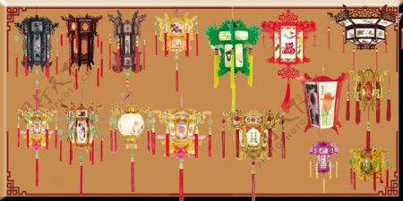 中式古典灯笼图片