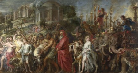 彼得保罗鲁本罗马人的胜利图片