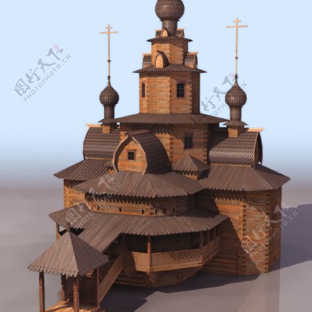 3D印度风情建筑模型