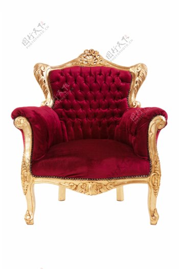欧式红色奢华座椅