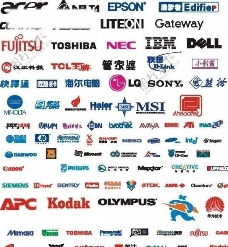 电脑电子行业logo图片