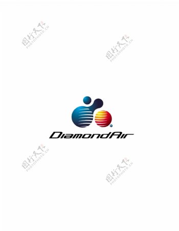 DiamondAirlogo设计欣赏DiamondAir航空业标志下载标志设计欣赏