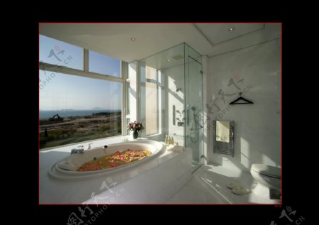 酒店浴室实拍图01图片