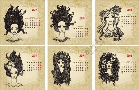 2014年创意日历图片