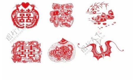 中国传统吉祥剪纸图案
