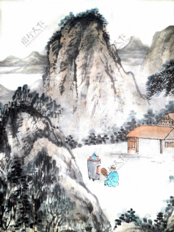 张丙官传统山水图片
