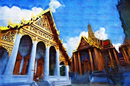 东南亚寺庙图片