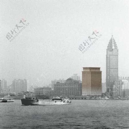 老上海滩黄浦江图片