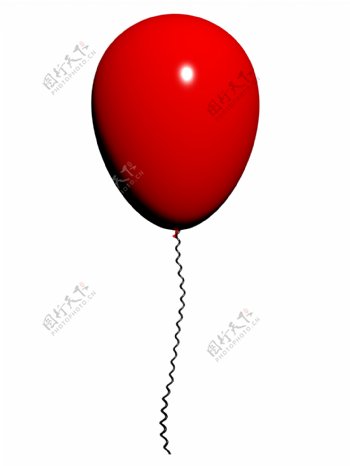 红色的气球在白色的背景和勇敢面对打击为聚会的邀请