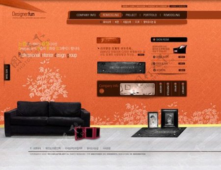 家具展示网页模板设计