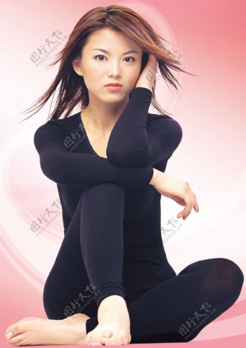 李湘丽乃馨广告图片