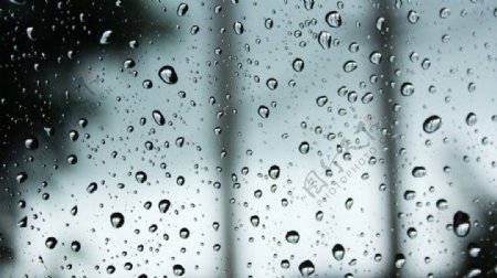 4种不同效果的下雨雨水笔刷素材