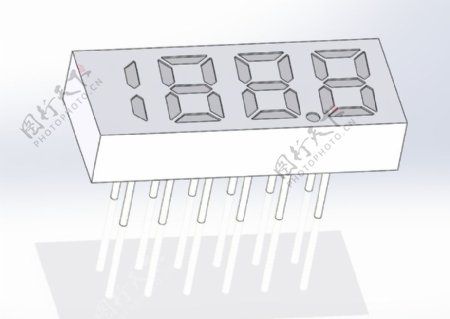 赛雪龙产业3个字符的7段025英寸LED显示