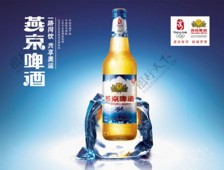 燕京啤酒冰纯图片