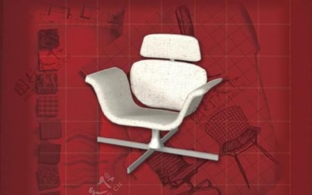 现代主义风格之椅子3D模型椅子003
