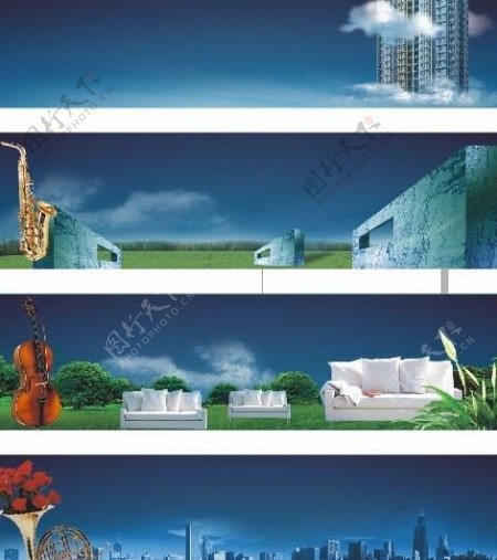 房地产行业横幅广告图片