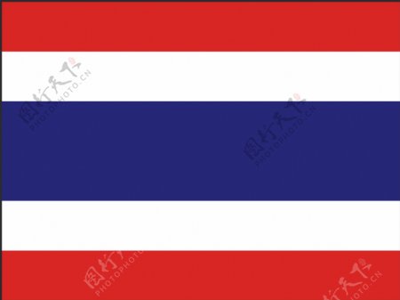 矢量泰国国旗