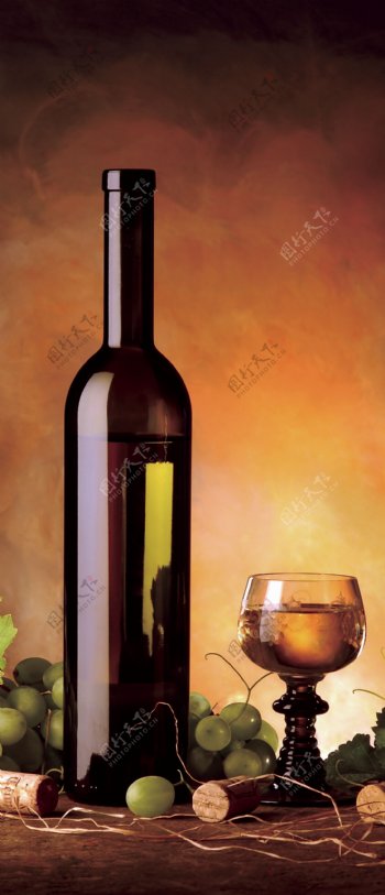 红酒葡萄酒广告设计背景图片