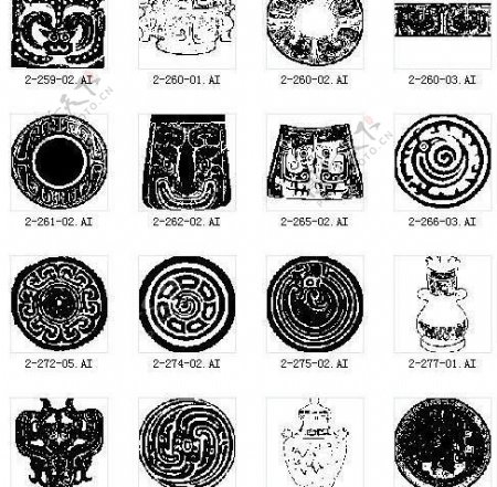 古代青铜器纹理4图片