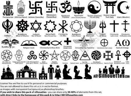宗教信仰图标