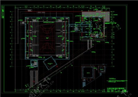 建筑平面效果CAD图纸
