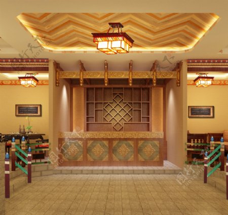藏式前厅图片