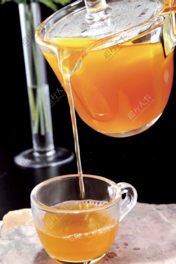 芦荟柠檬红茶图片