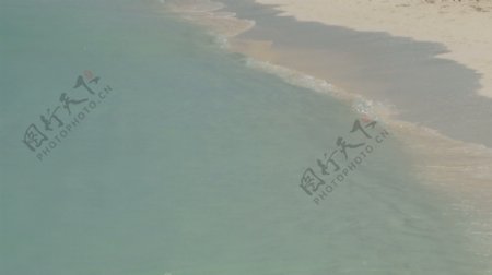 清澈的水浪对海岸3股票的录像