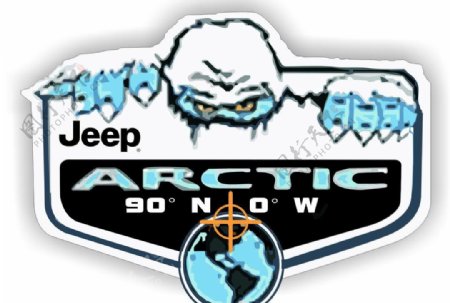 jeep大雪怪logo图片