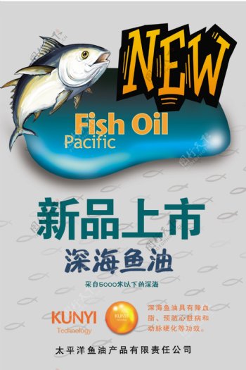 鱼油海报图片
