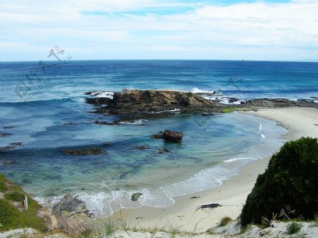 新西兰stkildabeachdunedin达尼丁海滩风景新西兰南岛图片