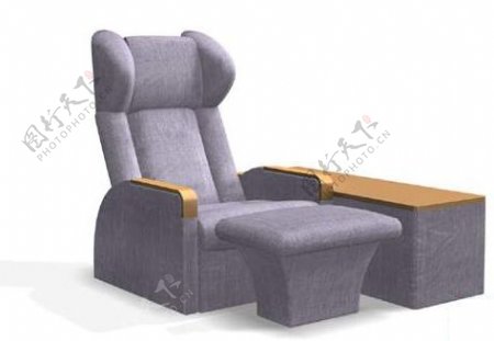 足浴躺椅3d模型家具图片素材3
