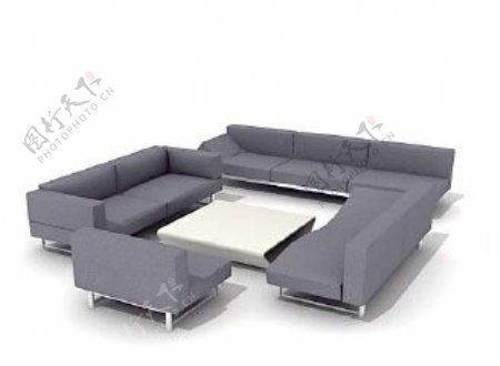 沙发组合3d模型家具3d模型38