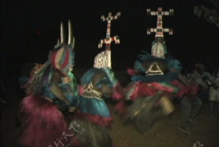 多贡人舞蹈3股票的录像视频免费下载