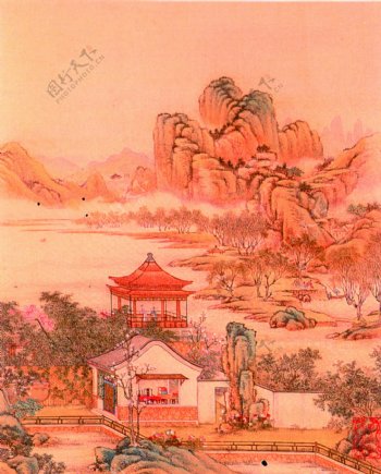 中国古典画楼阁